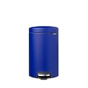Brabantia New Icon Step Trash Can (3.2 Gal/Mineral Powerful Blue) Soft Closing Kitchen Garbage/Recycling Can with Removable Bucket