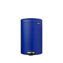 Brabantia New Icon Step Trash Can (5.3 Gal/Mineral Powerful Blue) Soft Closing Kitchen Garbage/Recycling Can with Removable Bucket