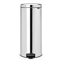 Brabantia New Icon Step Trash Can (8 Gal/Brilliant Steel) Soft Closing Kitchen Garbage/Recycling Can with Removable Bucket