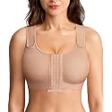 BRABIC Post Surgery Compression Front Closure Bras for Women Surgical