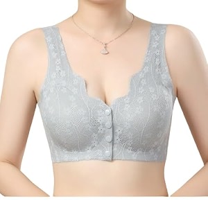 Brachy Womens Non-Wired Front Open Maternity Nursing