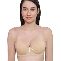 Brachy Women39s Polycotton Padded Underwire Strapless Bra