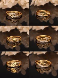 brado jewellery brass diamond gold titanium plated ring