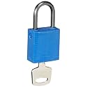 Brady 118929 Blue, Brady Compact Safety Lock - Keyed Different (6 Locks)