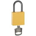 Brady 118930 Yellow, Brady Compact Safety Lock - Keyed Different (6 Locks)