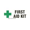 Brady 46842 Information Sign (First Aid Kit), Aluminum, 3 1/2" x 10"