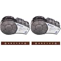 Brady Authentic (M21-375-595-BR) All-Weather Vinyl Label for Indoor/Outdoor ID, Lab and Equipment Labeling, White on Brown- ForM210, M210-LAB, M211, BMP21-PLUS and BMP21-LAB Printers, 375" W, 21' L