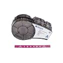 Brady Authentic (M21-375-595-PL) All-Weather Vinyl Label for Indoor/Outdoor ID, Lab and Equipment Labeling, White on Purple- ForM210, M210-LAB, M211, BMP21-PLUS and BMP21-LAB Printers, .375" W, 21' L