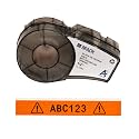 Brady Authentic (M21-500-595-OR) All-Weather Vinyl Label for Indoor/Outdoor ID, Lab and Equipment Labeling, Black on Orange- For M210, M210-LAB, M211, BMP21-PLUS and BMP21-LAB Printers, .5" W, 21' L