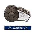 Brady Authentic (M21-500-595-BL) All-Weather Vinyl Label for Indoor/Outdoor ID, Lab and Equipment Labeling, White on Blue- For M210, M210-LAB, M211, BMP21-PLUS and BMP21-LAB Printers, .5" W, 21' L