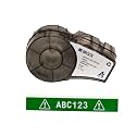 Brady Authentic (M21-500-595-GN) All-Weather Vinyl Label for Indoor/Outdoor ID, Lab and Equipment Labeling, White on Green- For M210, M210-LAB, M211, BMP21-PLUS and BMP21-LAB Printers, .5" W, 21' L