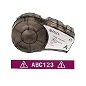 Brady Authentic (M21-500-595-PL) All-Weather Vinyl Label for Indoor/Outdoor ID, Lab and Equipment Labeling, White on Purple- ForM210, M210-LAB, M211, BMP21-PLUS and BMP21-LAB Printers, .5" W, 21' L