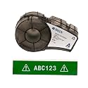 Brady Authentic (M21-750-595-GN) All-Weather Vinyl Label for Indoor/Outdoor ID, Lab and Equipment Labeling, White on Green- For M210, M210-LAB, M211, BMP21-PLUS and BMP21-LAB Printers, .75" W, 21' L