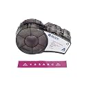 Brady Authentic (M21-750-595-PL) All-Weather Vinyl Label for Indoor/Outdoor ID, Lab and Equipment Labeling, White on Purple- For M210, M210-LAB, M211, BMP21-PLUS and BMP21-LAB Printers, .75" W, 21' L