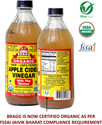 BRAGG Organic Raw-Unfiltered Apple Cider Vinegar With The Mother (IMPORTED FROM USA) Vinegar (473 ml)