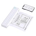 Brago iPrint Wireless Portable Printer, Bluetooth Inkless Thermal Printer, Mini Compact A4 Thermal Paper Printer (White)