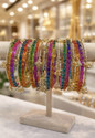 Braha Alloy Gold-plated Bangle Set