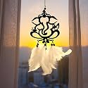 Car Hanging Accessories - Rear View Mirror Hanging Accessories Good Luck Dream Catcher for Car, Balcony and Room, Om Namah Shivay (Devi Maa)