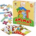 Animal Penta Puzzle - Fun Animal Block Puzzle for Kids | Farm and Wild Animals Block Game Set, Jigsaw Educational Puzzle Game, Ages 2 to 8 Years| Puzzle &amp; Scrabble Game for Kids
