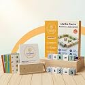Brain Development Math & Logic Bundle | Wooden Addition Subtraction Kit & 80 Interactive Logical Reasonong Kit | Montessori STEM Educational Toys for Kids 4-8 Years | Screen-Free Play