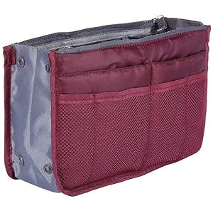 brain freezer cosmetic makeup kit storage organizer drawstring travel toiletry vanity bag big compartment makeup brush holder portable black