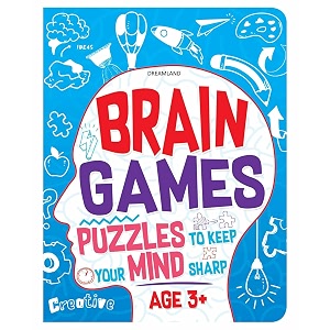 brain games activity book for kids age 3 years  fun mazes dot-to-dot matching spot the difference amp more  88 colourful pages to boost logic motor skills amp problem solving