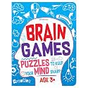 Brain Games Activity Book for Kids Age 3+ Years | Fun Mazes, Dot-to-Dot, Matching, Spot the Difference & More | 88 Colourful Pages to Boost Logic, Motor Skills & Problem Solving