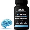 Brain Supplements for Memory and Focus, Caffeine Free, 30 Ct