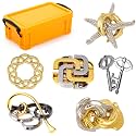 Brain Teaser Puzzles for Adults (6 PCS Metal B)