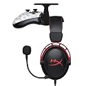 BRAINWAVZ The Gorgon - Under Desk Game Controller &amp; Headphone Holder for XBOX, PS4, PS5, Series One, Steelseries, PC &amp; Most Gamepads &amp; Headsets, Screwless Hanger Stand, Black