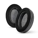 Brainwavz Hybrid Memory Foam Earpad - Black PU/Velour - Suitable For Large Over The Ear Headphones