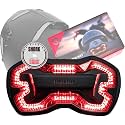 Brake Free Helmet Light - Smart Wireless Motorcycle Lights- Weatherproof LED Motorcycle Helmet Light - Lightweight & Aerodynamic Design - Smart Brake Detection - Single Button Operation - Black