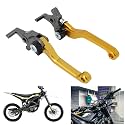 Adjustable CNC 6061 Aluminum Brake Levers for Surron Ultra Bee-Gold