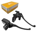 M MATI Brake Master Cylinder Clutch Lever 1" 25mm Compatible with Honda VT600 VT750 VT1100 VT1300 VTX1300 VF750, Left & Right Motorcycle Brake Lever - Black