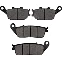 Brake Pads Front and Rear for Honda VTX 1300 S Retro/C/R/T 2003-2013 VTX 1300 C/R/S Retro 2003-2006 Honda VT 1300 CR CS CT CX 2010-2015 Honda VT1100 CR/CS/CT/CV/CW Honda VT1100 C2 Shadow 1995-2005