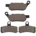 Brake Pads for Harley Davidson Fatboy 2008-2014, Softail Deluxe 2008-2014, Street Bob 2008-2017, Heritage Softail Classic, Super Glide, Softail Custom, Dyna Wide Glide, Rocker, Night Train, Low Rider