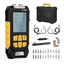 Brake System Pressure Tester,Brake Pressure Tester,Brake Pressure Tester Kit,Handheld Manometer,Dual-Channel Pressure Measurement,Data Locking&amp;Zeroing,Multiple Connectors,PT660