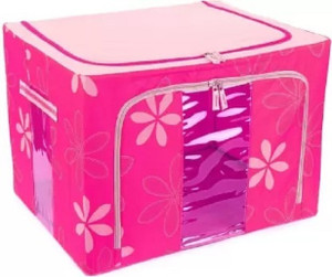 brampton 1 wardrobe organiser folding pack of 1 fabric_20l yellow luggage cover 18 pink