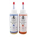 Brampton Multi-Purpose Epoxy, Quick 30-Minute Set, Waterproof 2-Part Epoxy Glue Kit for Tile, Metal, Ceramic, Glass, Wood, Stone, Strong Bonding, Sandable, Paintable Resin, Easy 1:1 Mix, 8 oz