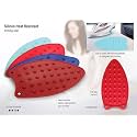 Branco Silicon Iron Resting Pad 30 x 19 x 2 Cm | High Heat Resistant Iron Insulation Pad | Iron Mat Pad Portable | Durable Heat Resistant (Blue)