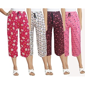 Brand Flex Womens Cotton Capri Nightwear 3