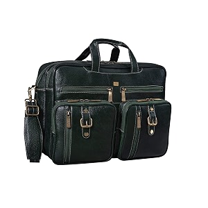 brand leather genuine leather convertible backpack 1634 laptop messenger bag multi-functional business briefcase for men
