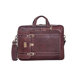brand leather genuine leather convertible backpack 1634 laptop messenger bag multi-functional business briefcase for men