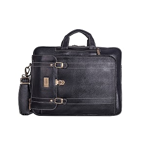 brand leather genuine leather convertible backpack 1634 laptop messenger bag multi-functional business briefcase for men