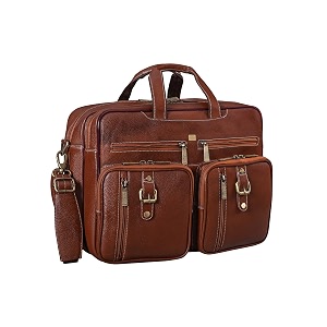 brand leather genuine leather convertible backpack 1634 laptop messenger bag multi-functional business briefcase for men