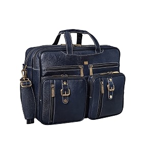 brand leather genuine leather convertible backpack 1634 laptop messenger bag multi-functional business briefcase for men