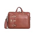 BRAND LEATHER Genuine Leather Convertible Backpack 16" Laptop Messenger Bag Multi-Functional Business Briefcase for Men