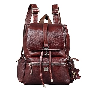 brand leather genuine leather stylish women39s backpack use for collegeschoolofficetravel