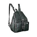 BRAND LEATHER Genuine Leather Stylish Women's Backpack Use for College|School|Office|Travel