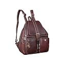 BRAND LEATHER Genuine Leather Stylish Women's Backpack Use for College|School|Office|Travel
